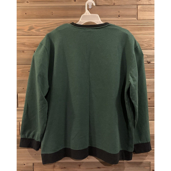 HOLIDAY FUN FLEECE Ho! Ho! Hole in One Santa Christmas Sweatshirt Men's Size 3XB - Picture 4 of 6